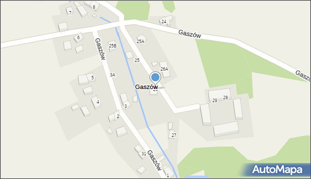 Gaszów, Gaszów, 26, mapa Gaszów