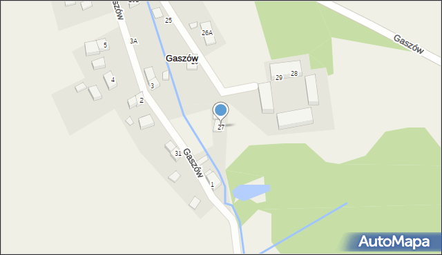 Gaszów, Gaszów, 27, mapa Gaszów