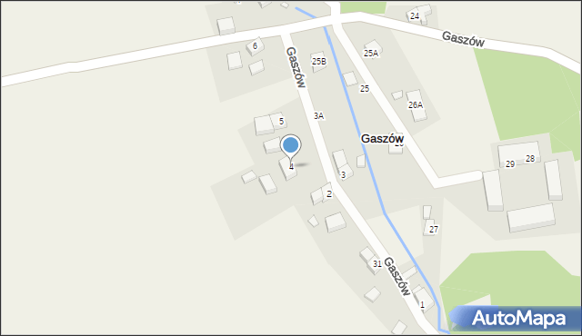 Gaszów, Gaszów, 4, mapa Gaszów