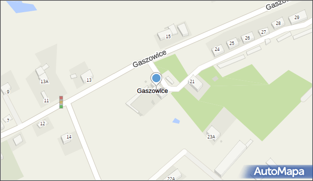 Gaszowice, Gaszowice, 22, mapa Gaszowice