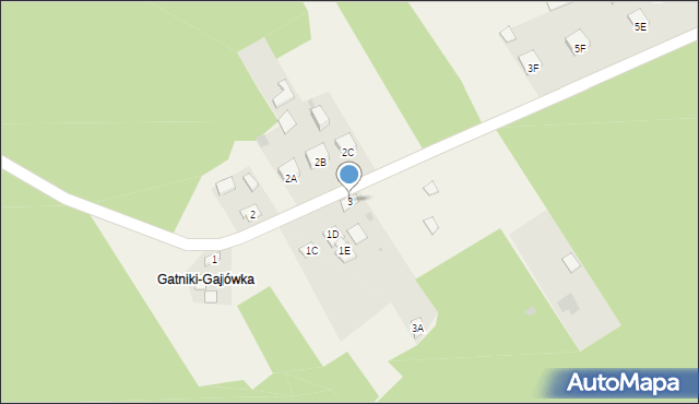 Gatniki, Gatniki, 3, mapa Gatniki