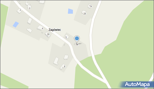 Gawiniańce, Gawiniańce, 5a, mapa Gawiniańce