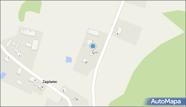 Gawiniańce, Gawiniańce, 7a, mapa Gawiniańce