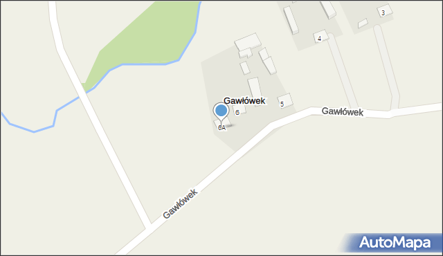 Gawłówek, Gawłówek, 6A, mapa Gawłówek