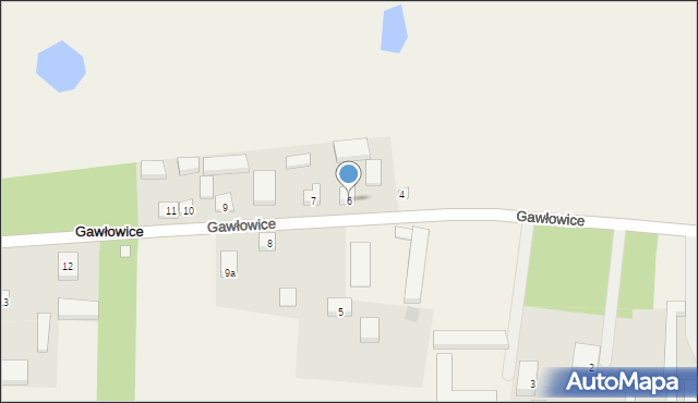 Gawłowice, Gawłowice, 6, mapa Gawłowice