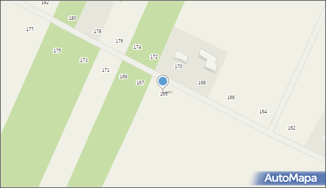 Gawrych Ruda, Gawrych Ruda, 165, mapa Gawrych Ruda