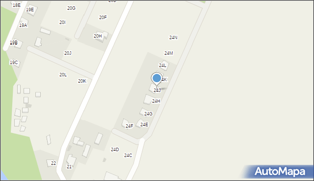 Gawrych Ruda, Gawrych Ruda, 24J, mapa Gawrych Ruda