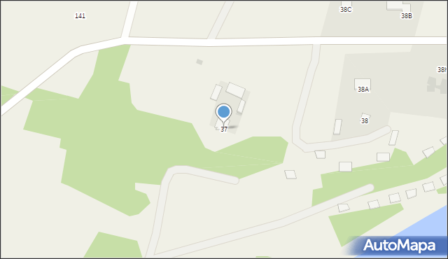 Gawrych Ruda, Gawrych Ruda, 37, mapa Gawrych Ruda