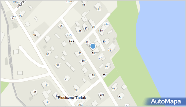 Gawrych Ruda, Gawrych Ruda, 78, mapa Gawrych Ruda