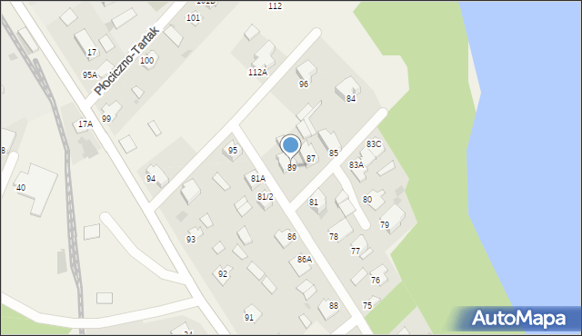 Gawrych Ruda, Gawrych Ruda, 89, mapa Gawrych Ruda
