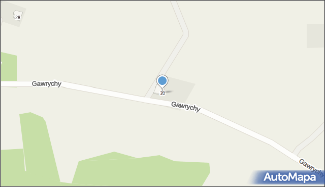 Gawrychy, Gawrychy, 30, mapa Gawrychy