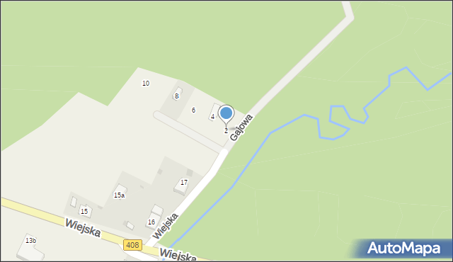 Goszyce, Gajowa, 2, mapa Goszyce