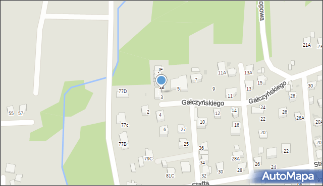 Jastrzębie-Zdrój, Gałczyńskiego Konstantego Ildefonsa, 3A, mapa Jastrzębie-Zdrój