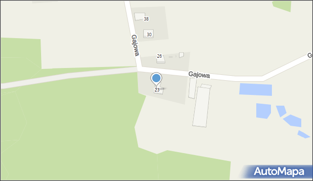 Jejkowice, Gajowa, 23, mapa Jejkowice