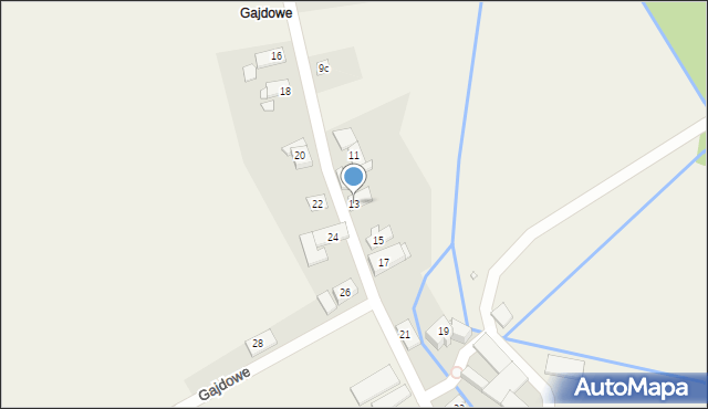 Jemielnica, Gajdowe, 13, mapa Jemielnica