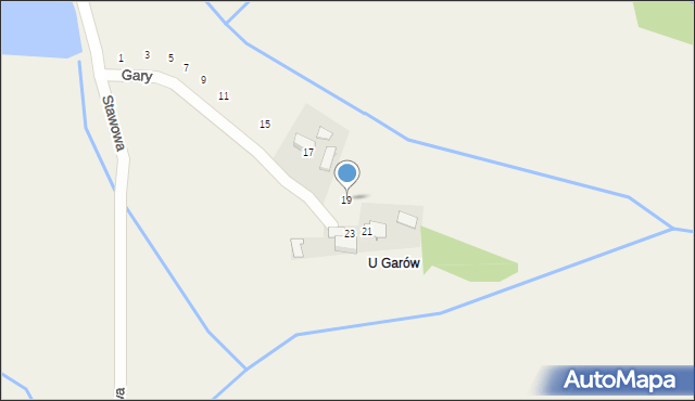 Kamień, Gary, 19, mapa Kamień