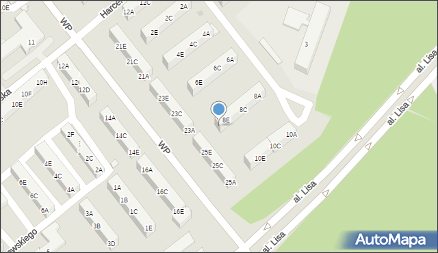 Kędzierzyn-Koźle, Gagarina Jurija, 8F, mapa Kędzierzyna-Koźle