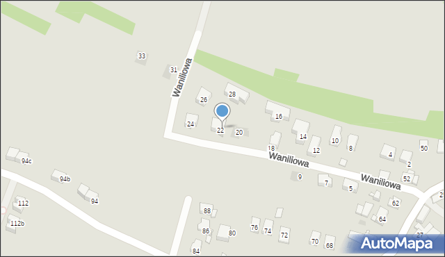 Kraków, Gaik, 58g, mapa Krakowa