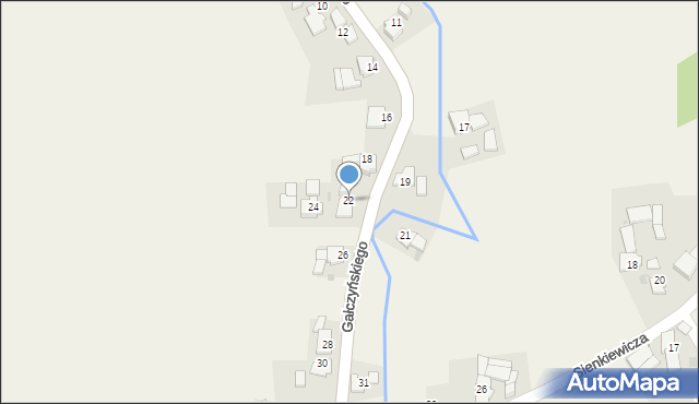 Landzmierz, Gałczyńskiego Konstantego Ildefonsa, 22, mapa Landzmierz