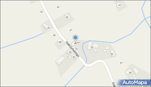 Landzmierz, Gałczyńskiego Konstantego Ildefonsa, 49, mapa Landzmierz