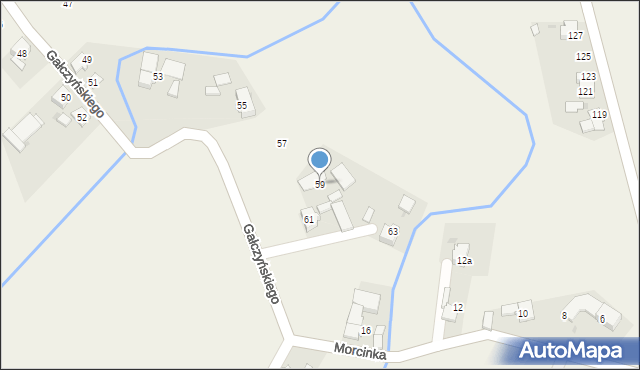 Landzmierz, Gałczyńskiego Konstantego Ildefonsa, 59, mapa Landzmierz