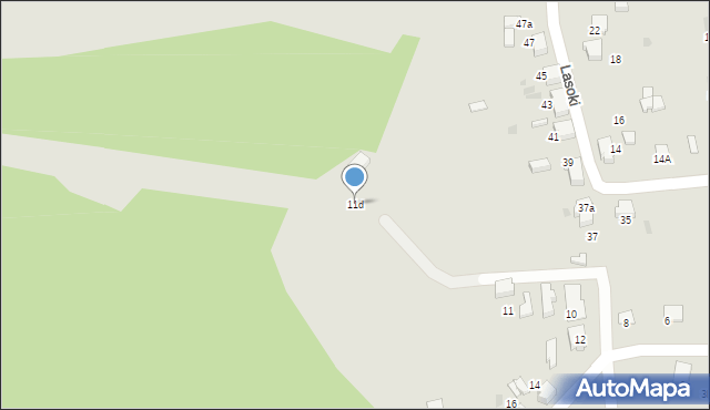 Łaziska Górne, Gajowa, 11d, mapa Łaziska Górne