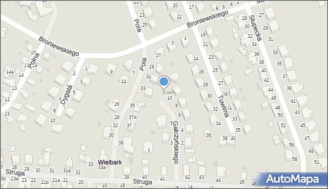 Malbork, Gałczyńskiego Konstantego Ildefonsa, 12, mapa Malborka