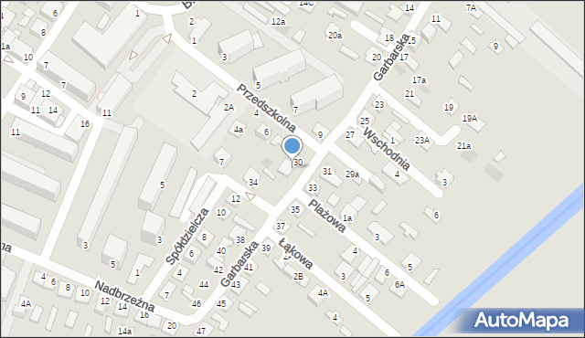 Międzyrzec Podlaski, Garbarska, 32, mapa Międzyrzec Podlaski