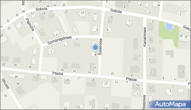 Murowaniec, Gawronia, 9, mapa Murowaniec