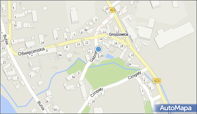 Opole, Gabriela Franciszka, dr., 2, mapa Opola