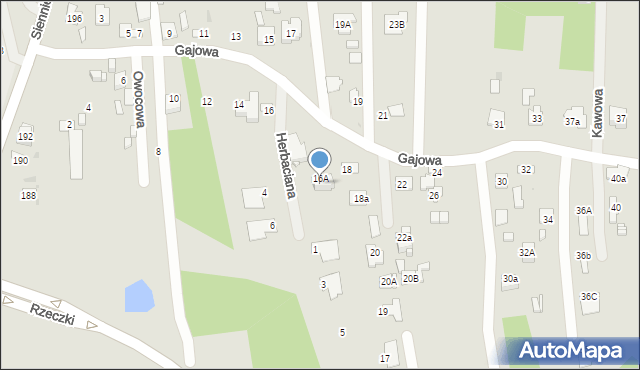 Ostrowiec Świętokrzyski, Gajowa, 16B, mapa Ostrowiec Świętokrzyski