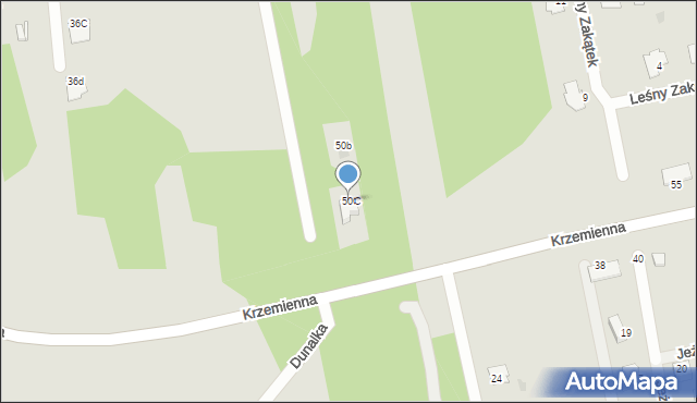 Ostrowiec Świętokrzyski, Gajowa, 50C, mapa Ostrowiec Świętokrzyski