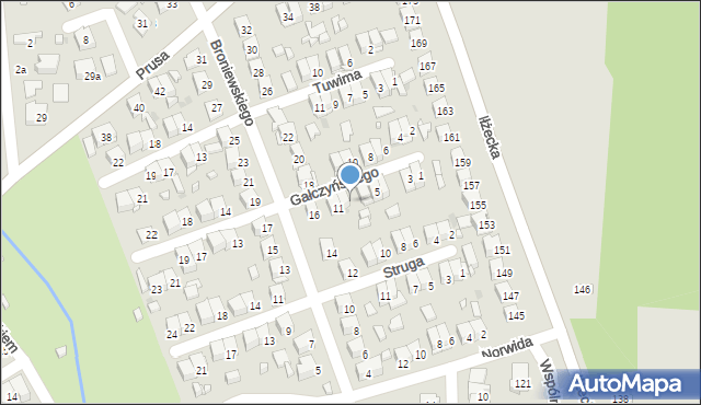 Ostrowiec Świętokrzyski, Gałczyńskiego Konstantego Ildefonsa, 9, mapa Ostrowiec Świętokrzyski