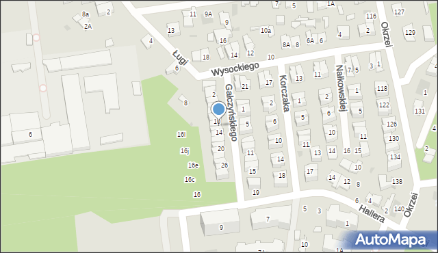 Otwock, Gałczyńskiego Konstantego Ildefonsa, 12, mapa Otwock