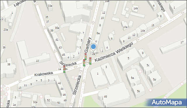 Poznań, Garbary, 2a, mapa Poznania