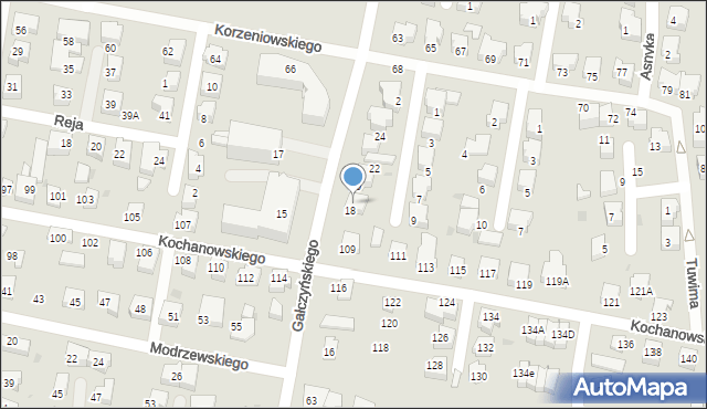 Pruszcz Gdański, Gałczyńskiego Konstantego Ildefonsa, 30, mapa Pruszcz Gdański