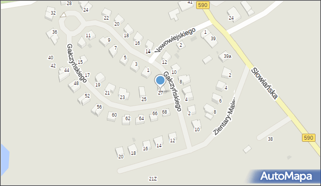 Reszel, Gałczyńskiego Konstantego Ildefonsa, 27, mapa Reszel