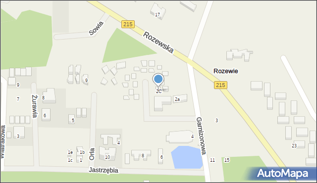 Rozewie, Garnizonowa, 2C, mapa Rozewie