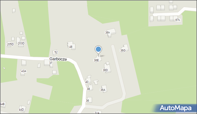 Rybnik, Garbocze, 48, mapa Rybnika