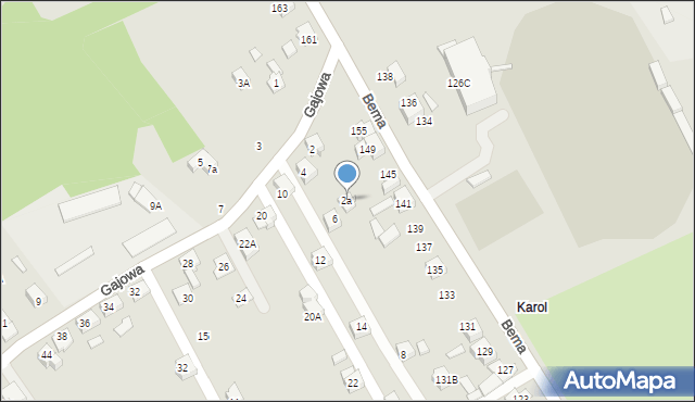 Rydułtowy, Gajowa, 2a, mapa Rydułtowy
