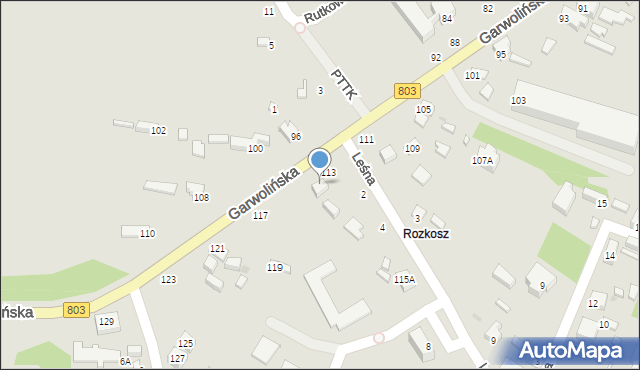 Siedlce, Garwolińska, 115, mapa Siedlce