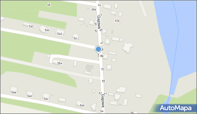 Skierniewice, Gajowa, 56, mapa Skierniewic