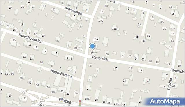 Sochaczew, Gawłowska, 12, mapa Sochaczew