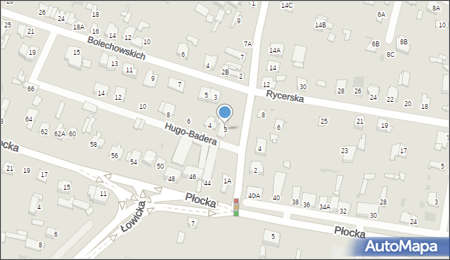 Sochaczew, Gawłowska, 3, mapa Sochaczew