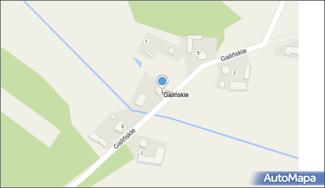 Stany, Galińskie, 8, mapa Stany