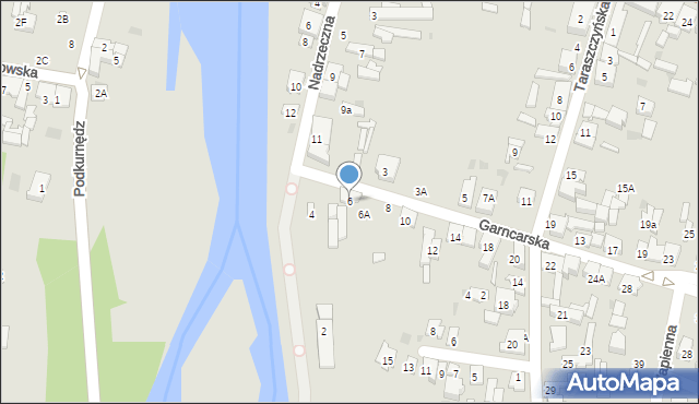 Sulejów, Garncarska, 6, mapa Sulejów