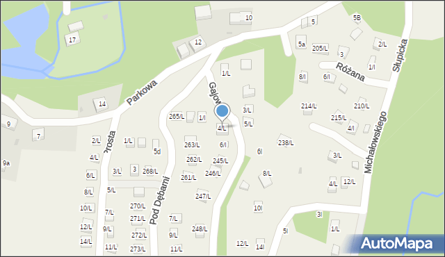 Sulistrowiczki, Gajowa, 4/L, mapa Sulistrowiczki