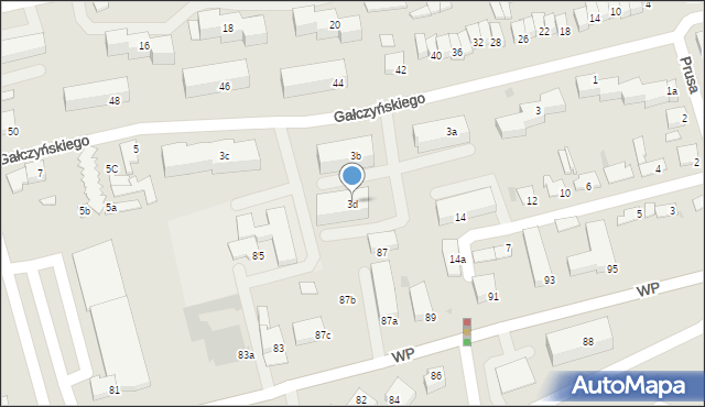 Świecie, Gałczyńskiego Konstantego Ildefonsa, 3d, mapa Świecie
