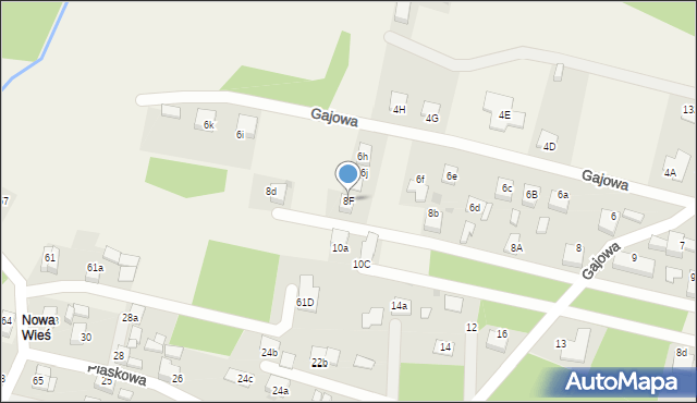 Szczejkowice, Gajowa, 8F, mapa Szczejkowice