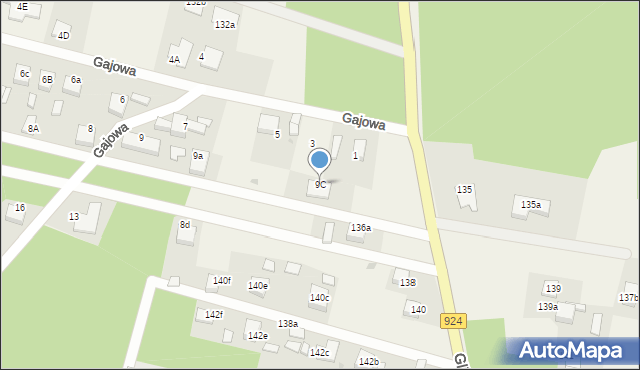 Szczejkowice, Gajowa, 9C, mapa Szczejkowice